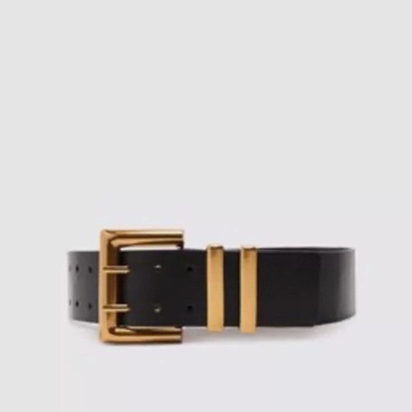 Super Rare Sold Out Zara Double Loop Belt - Picture 3 of 9